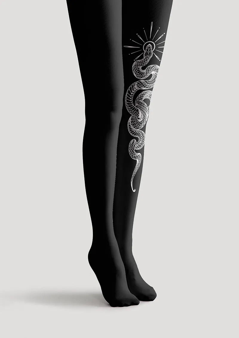 Bohemia Serpent Omen Tights Hosiery Pantyhose