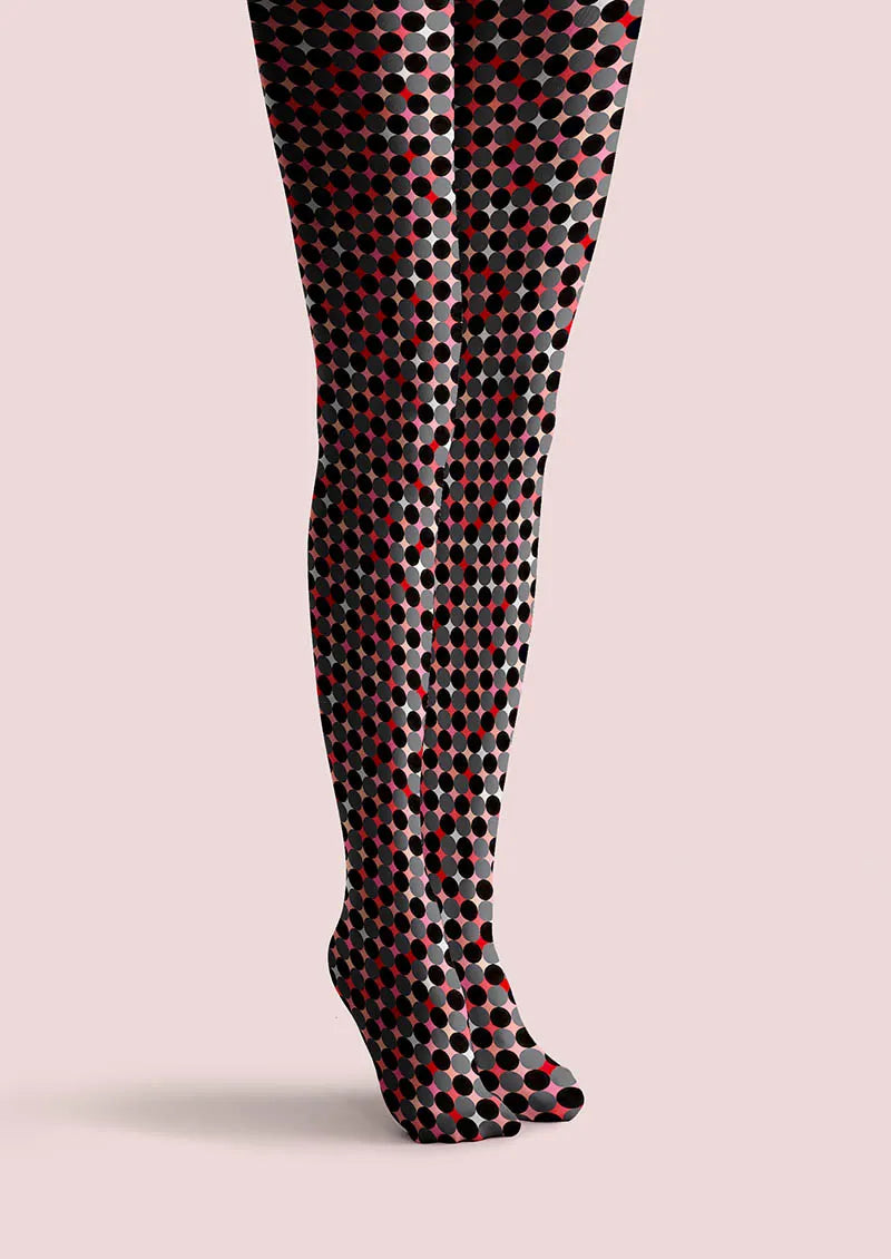 Pop Art Pixel Dots Tights Hosiery Pantyhose