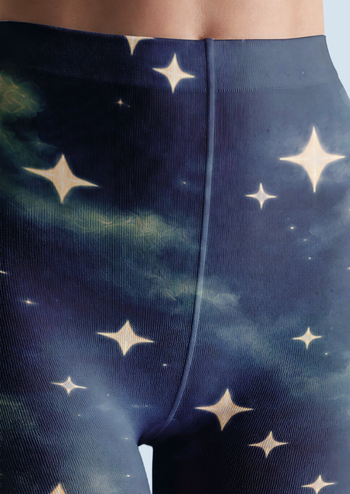 Navy Fairy and Star Tights