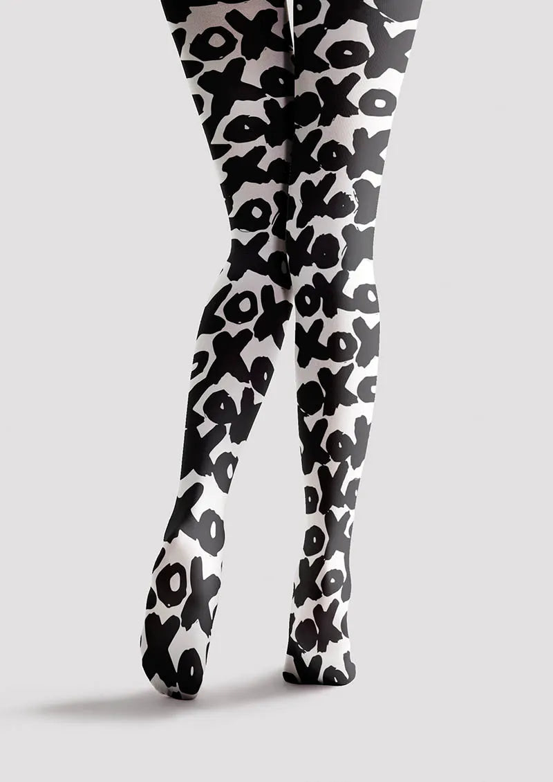 Valentine's Day Heart Alert Tights Hosiery Pantyhose