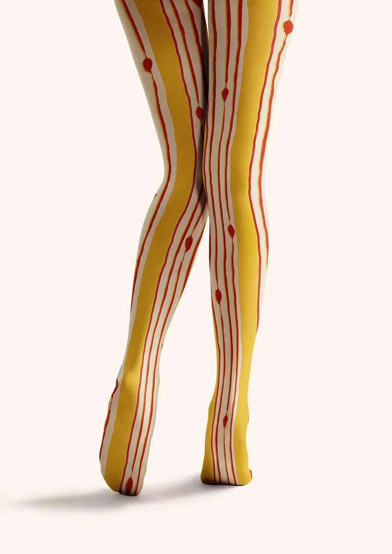 Sunline Stripes Tights Hosiery Pantyhose