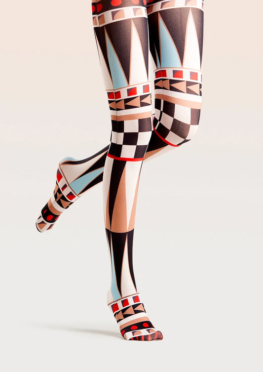 Gypsy Check Tights Hosiery Pantyhose