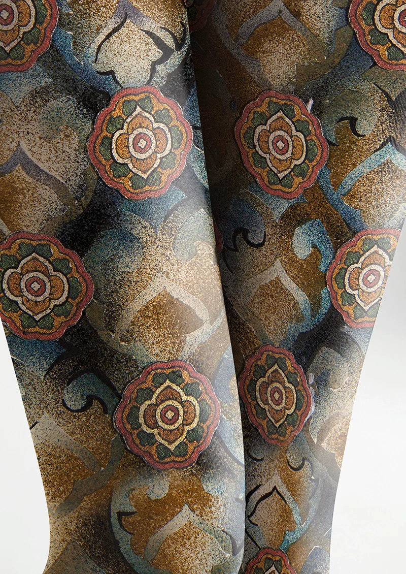 Lacquer Bloom Tights Hosiery Pantyhose