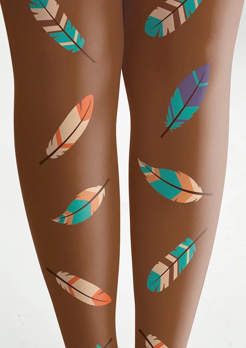 Feather Tights Hosiery Pantyhose