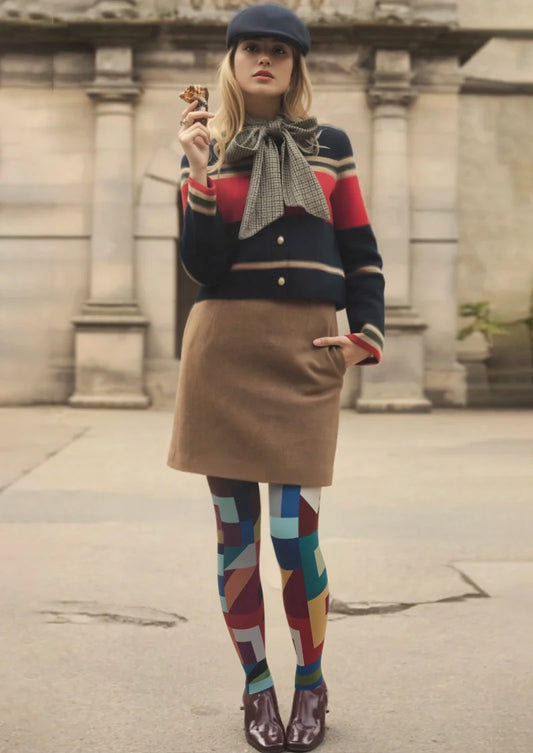 Chromatic Calculus Tights Hosiery Pantyhose