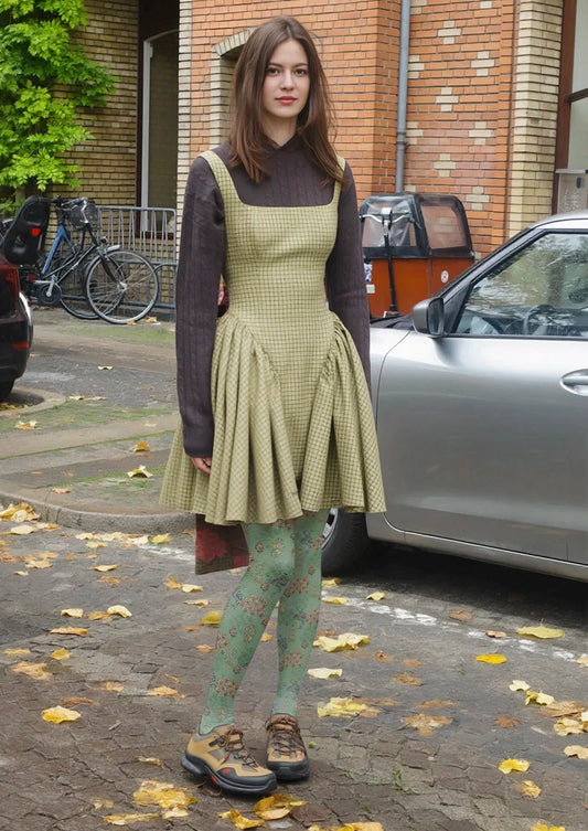 Classic Fan Rib Tights Hosiery Pantyhose