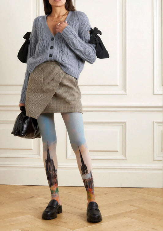 Cologne Cathedral Tights Hosiery Pantyhose