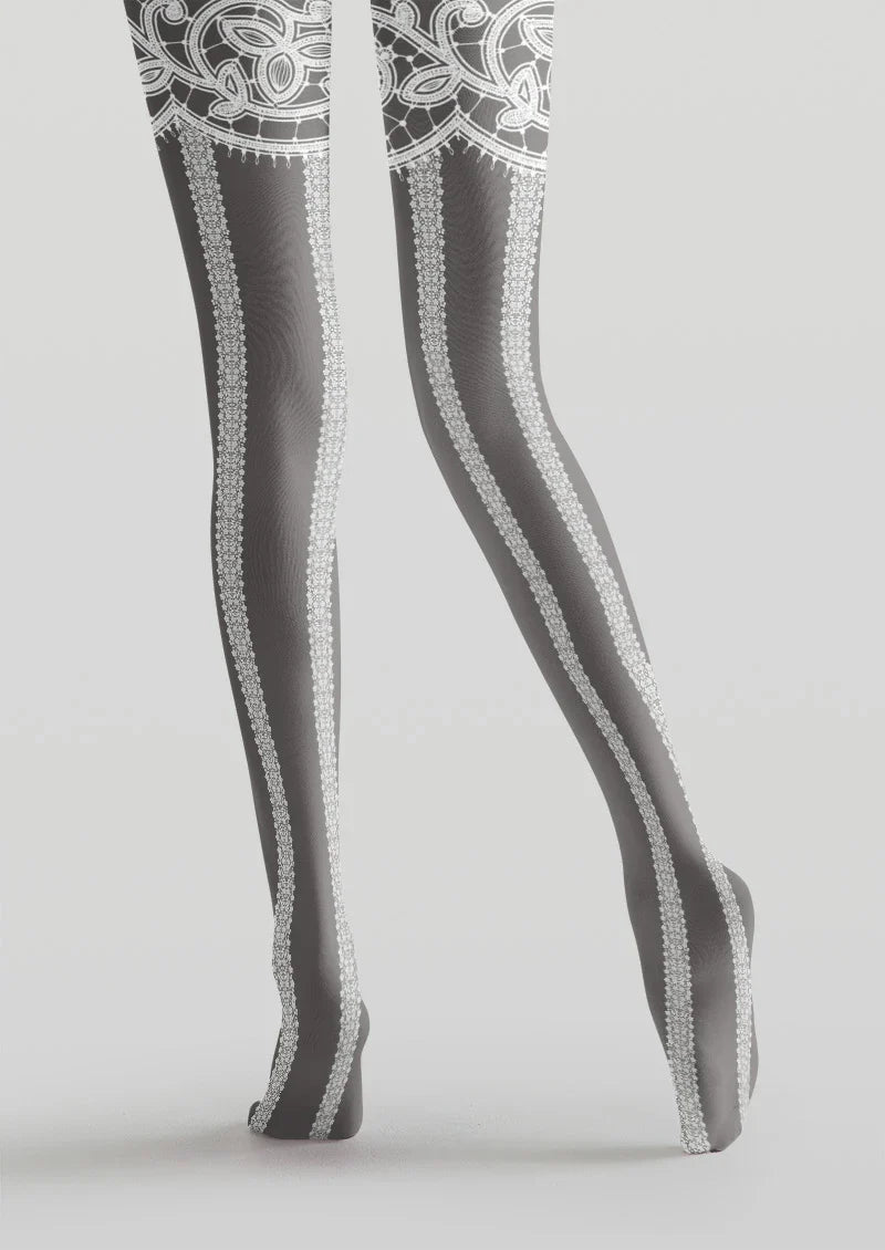 Lace Top Charm Tights Hosiery Pantyhose