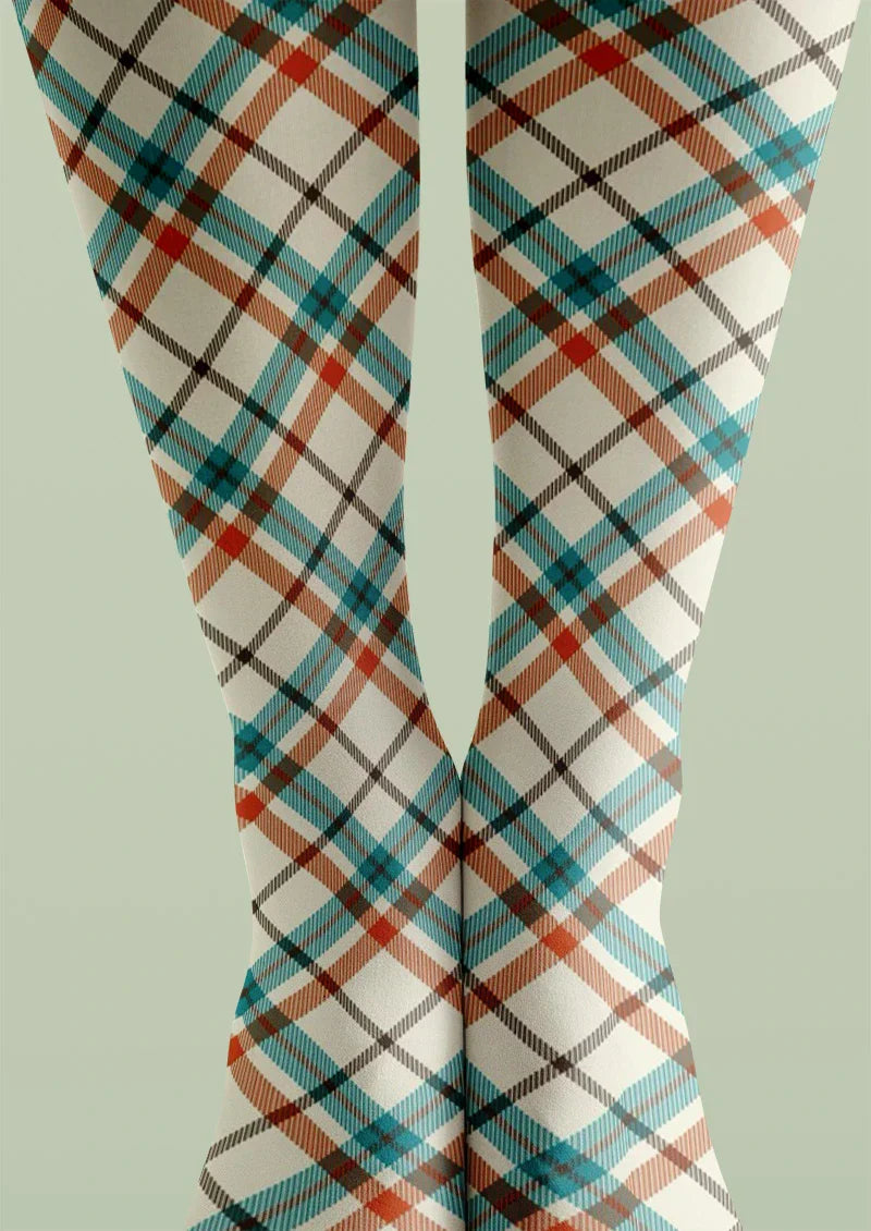 Highland Plaid Tights Hosiery Pantyhose
