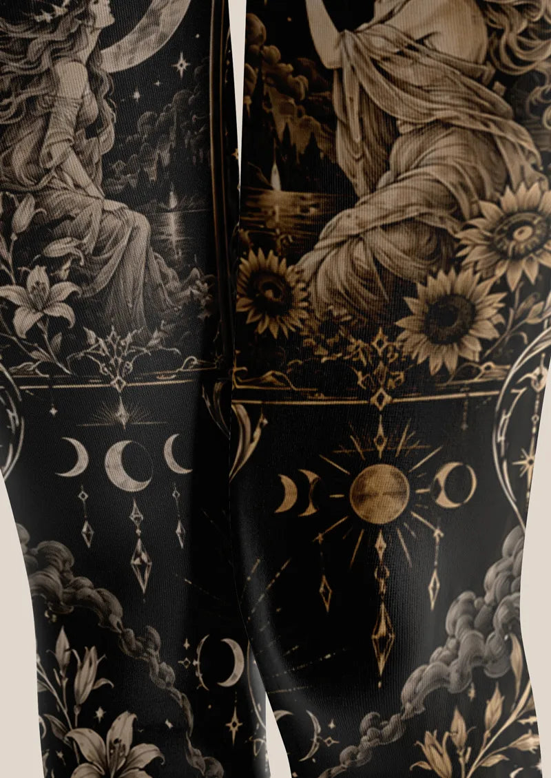 Black Celestial Goddess Tights