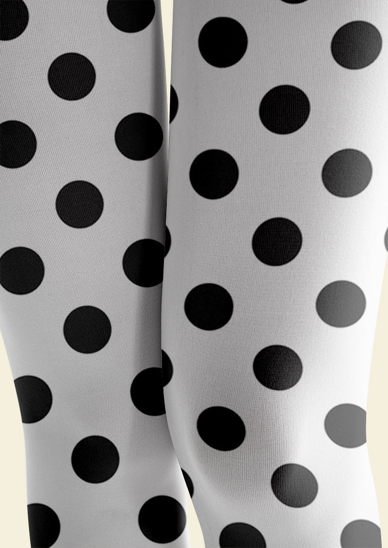 Luna Dots Polka Dot Tights Hosiery Pantyhose