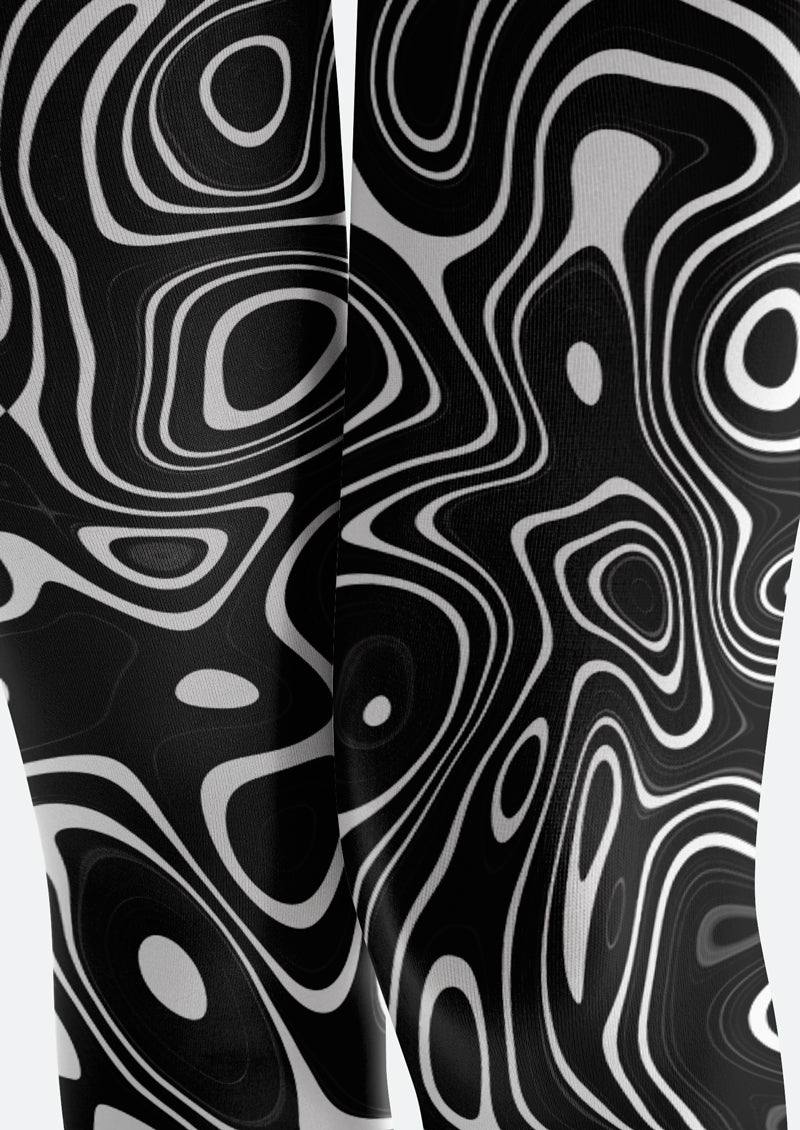 Fluid Swirl Tights Hosiery Pantyhose