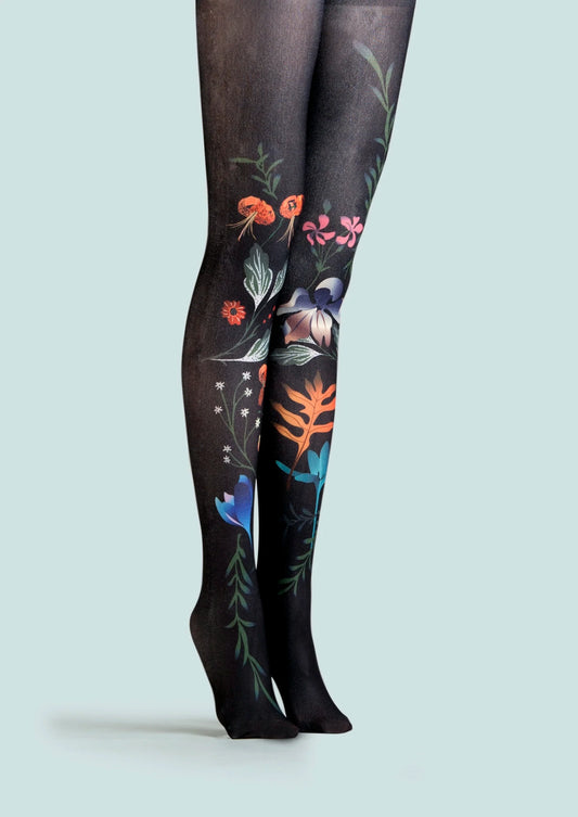 Among the Bloom Tights Hosiery Pantyhose