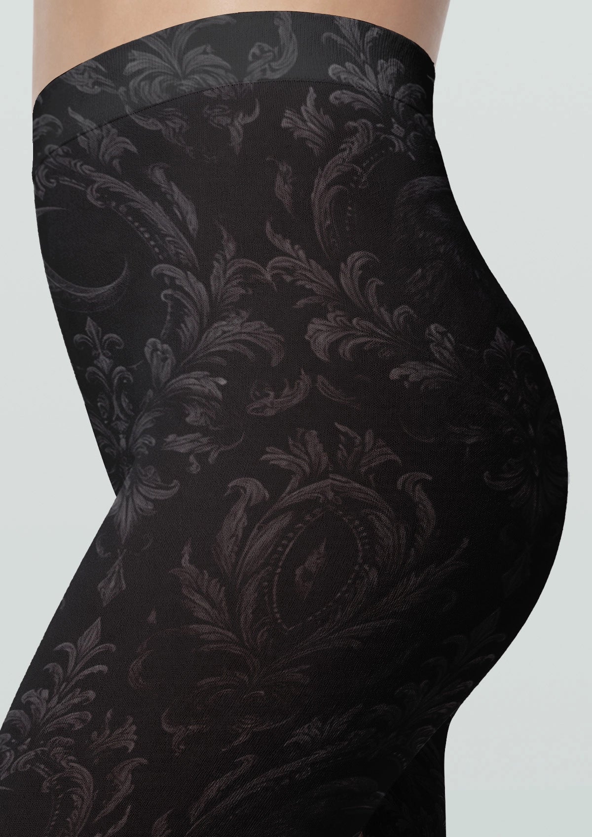 Black Raven And Moon Tights