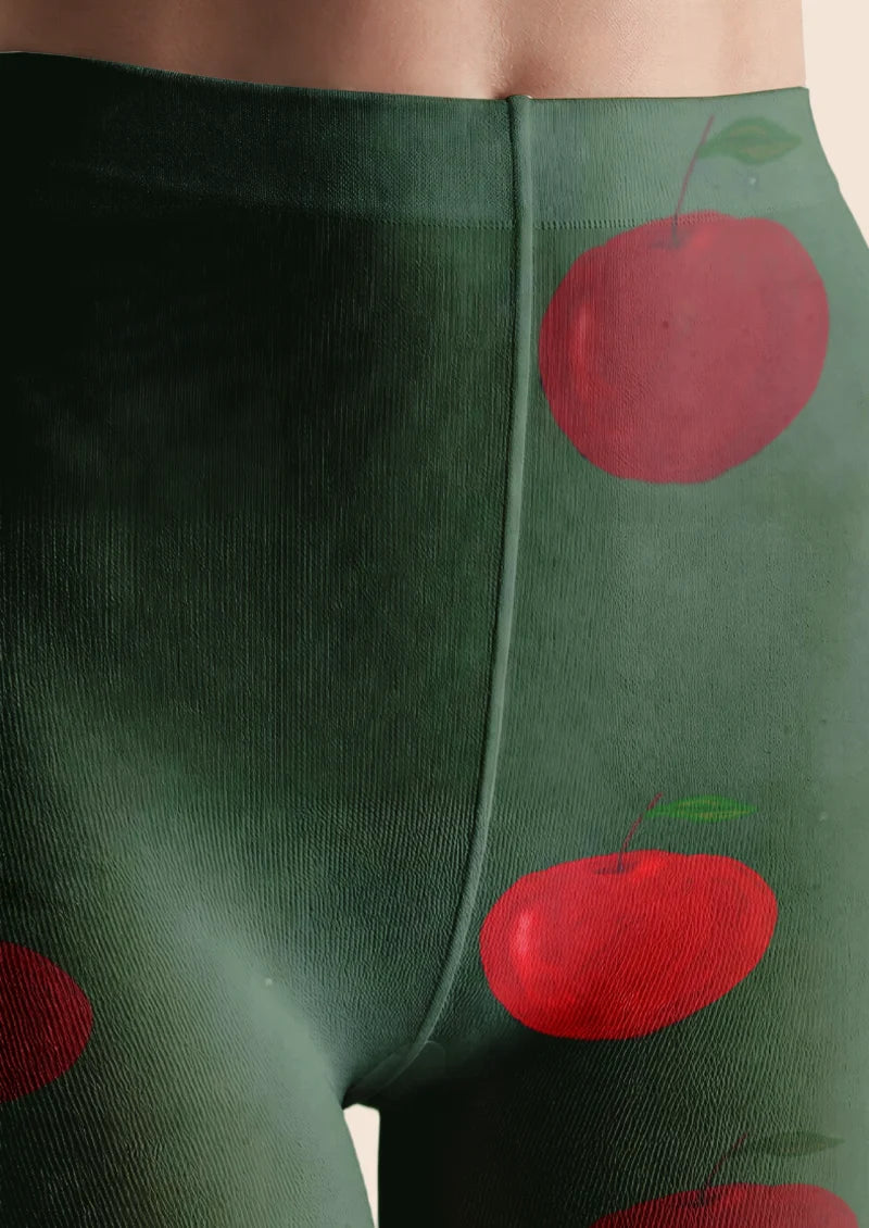 ツートン白黒猫タペストリータイツ