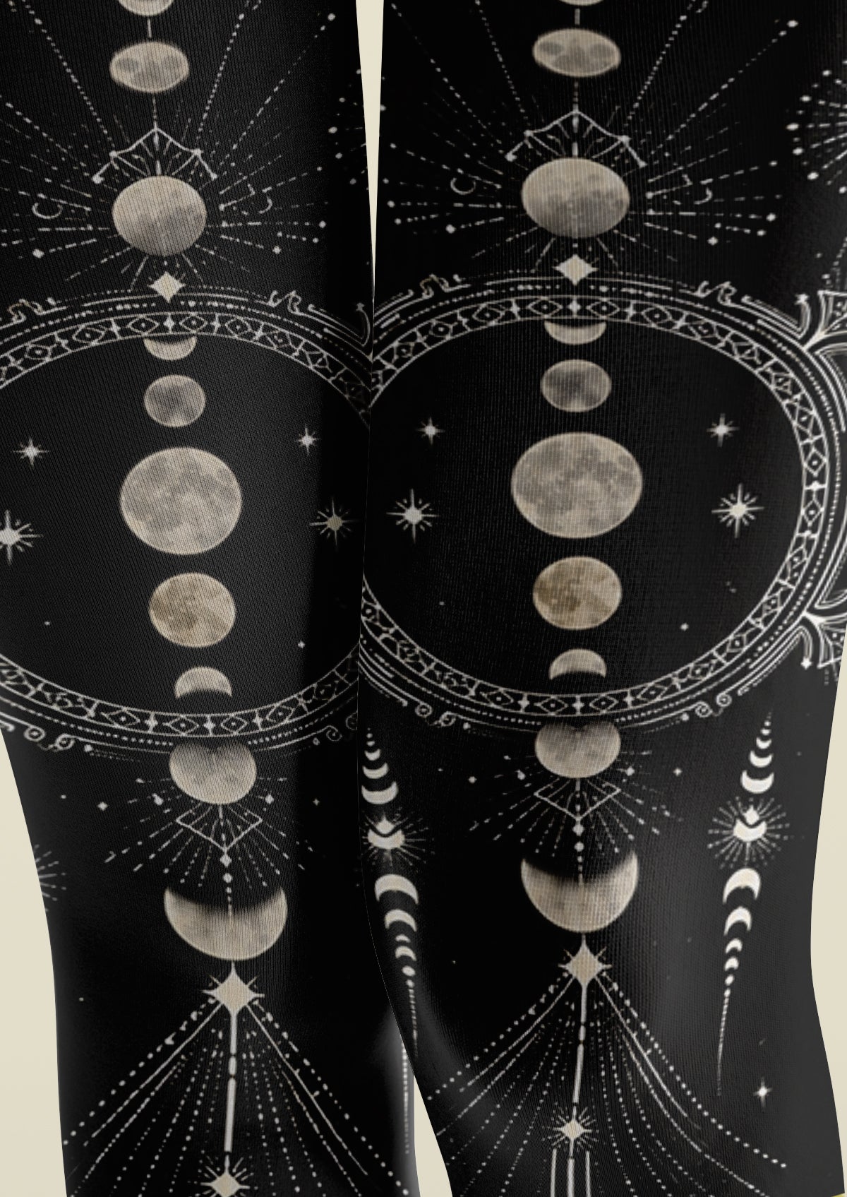 Black Moon Phase Tights
