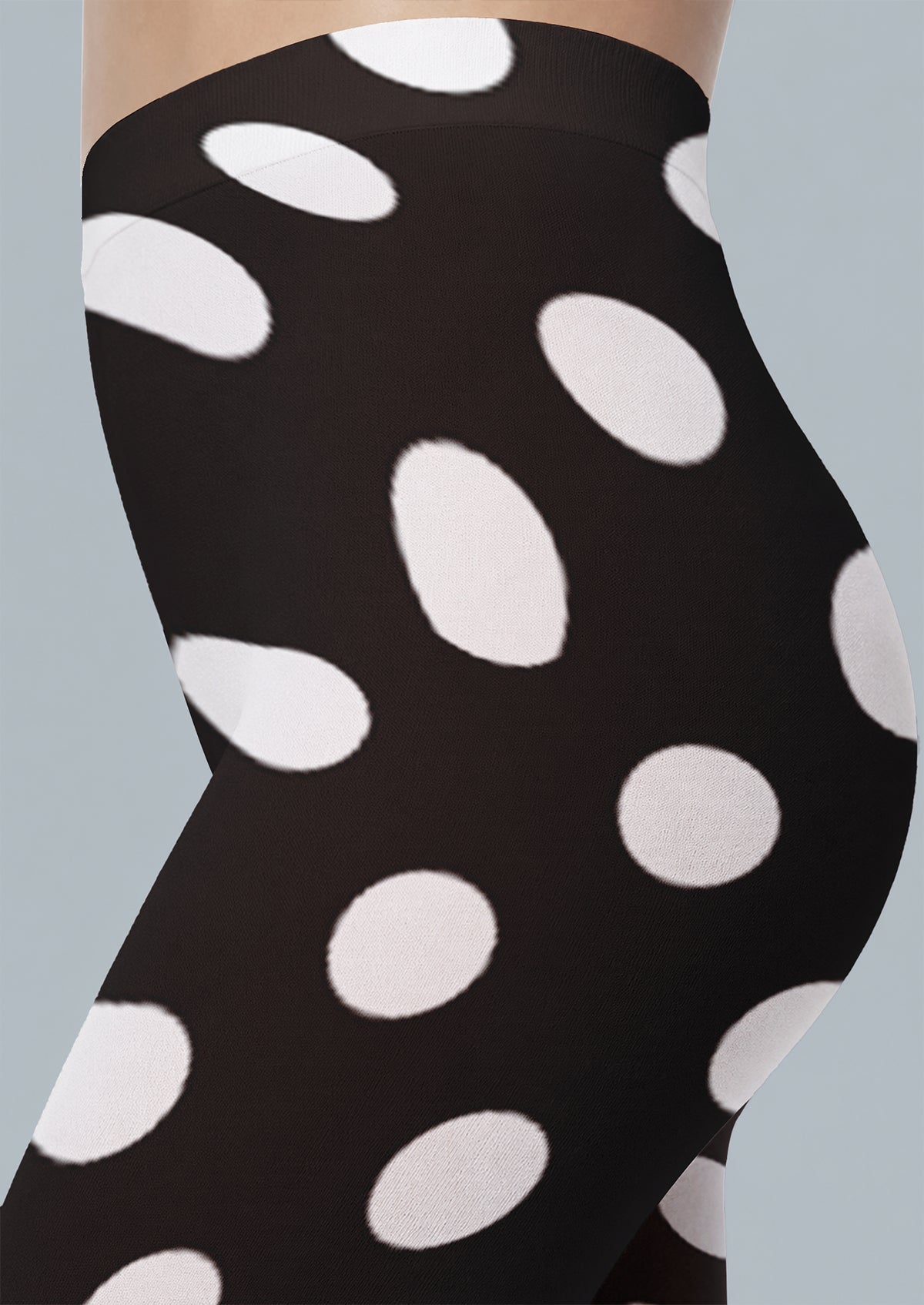 Classic Polka Dot Footless Tights Hosiery Leggings