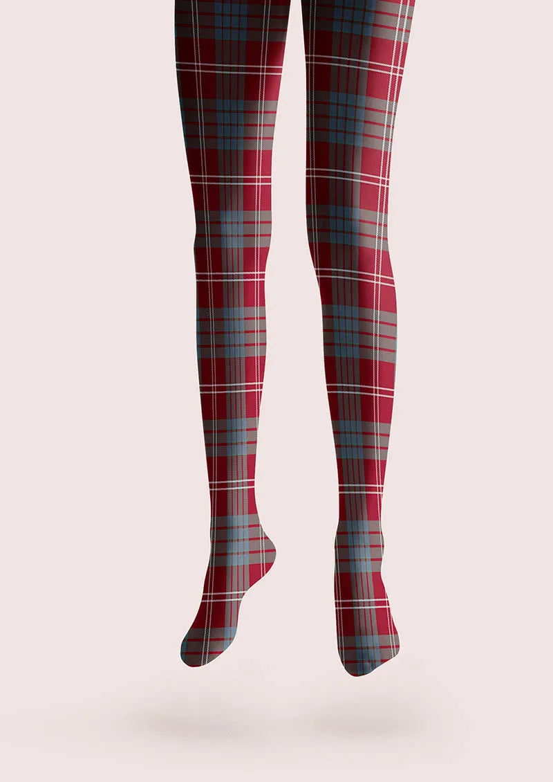 Twilight Plaid Tights Hosiery Pantyhose