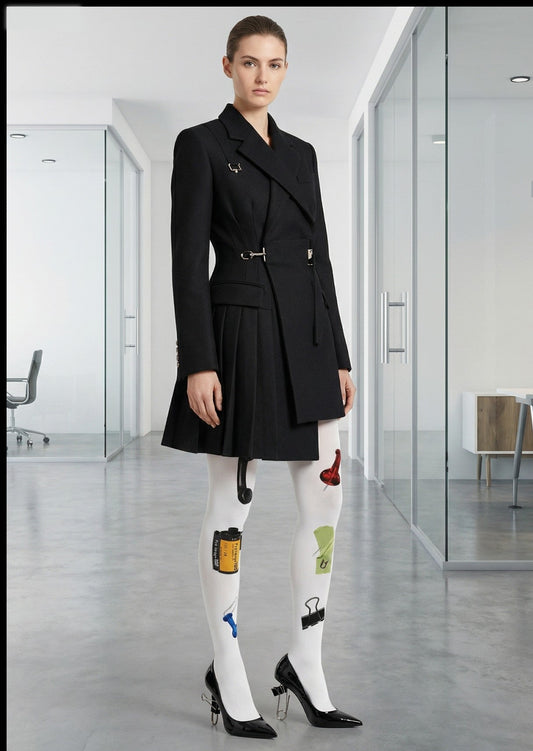 Retro Tool Graphic Tights Hosiery Pantyhose