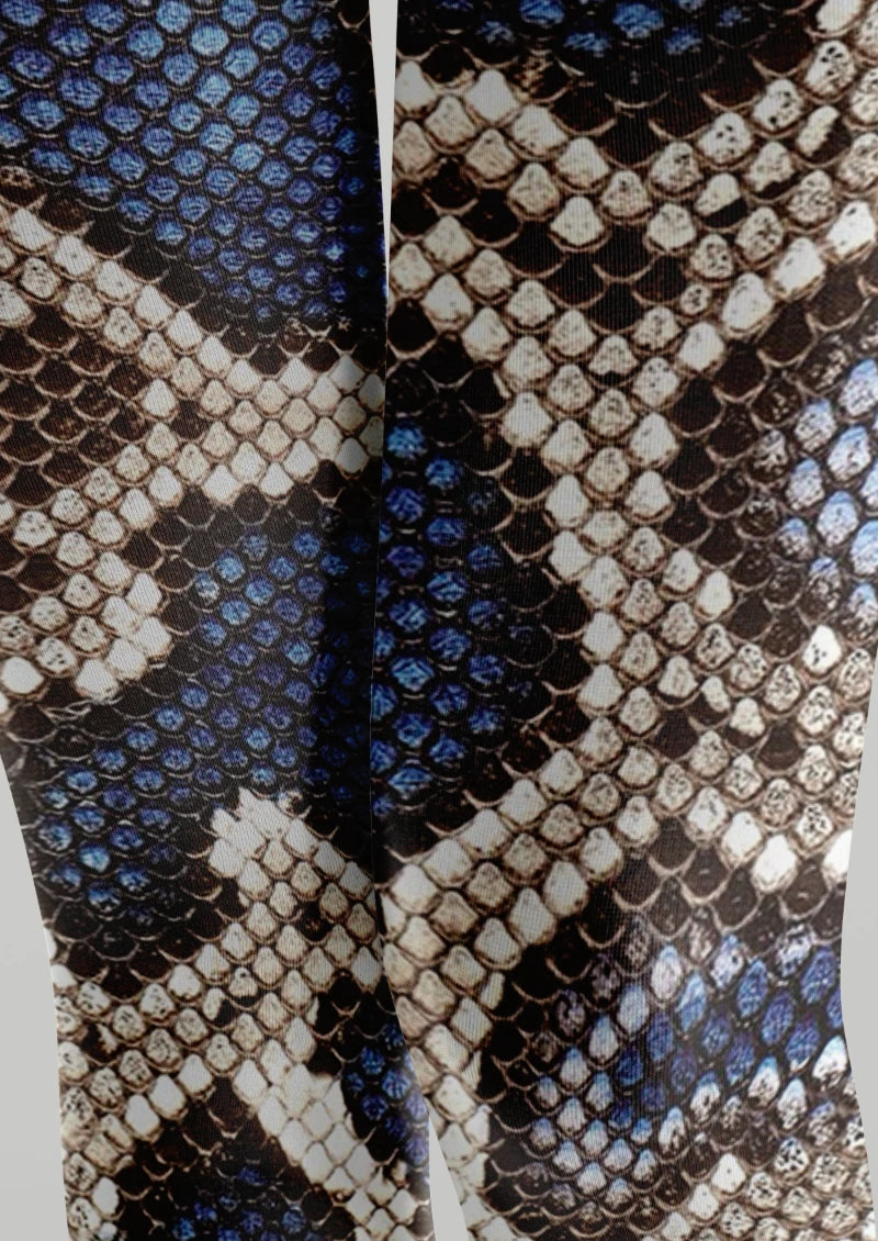 Snake Animal Printed Tights Hosiery Pantyhose