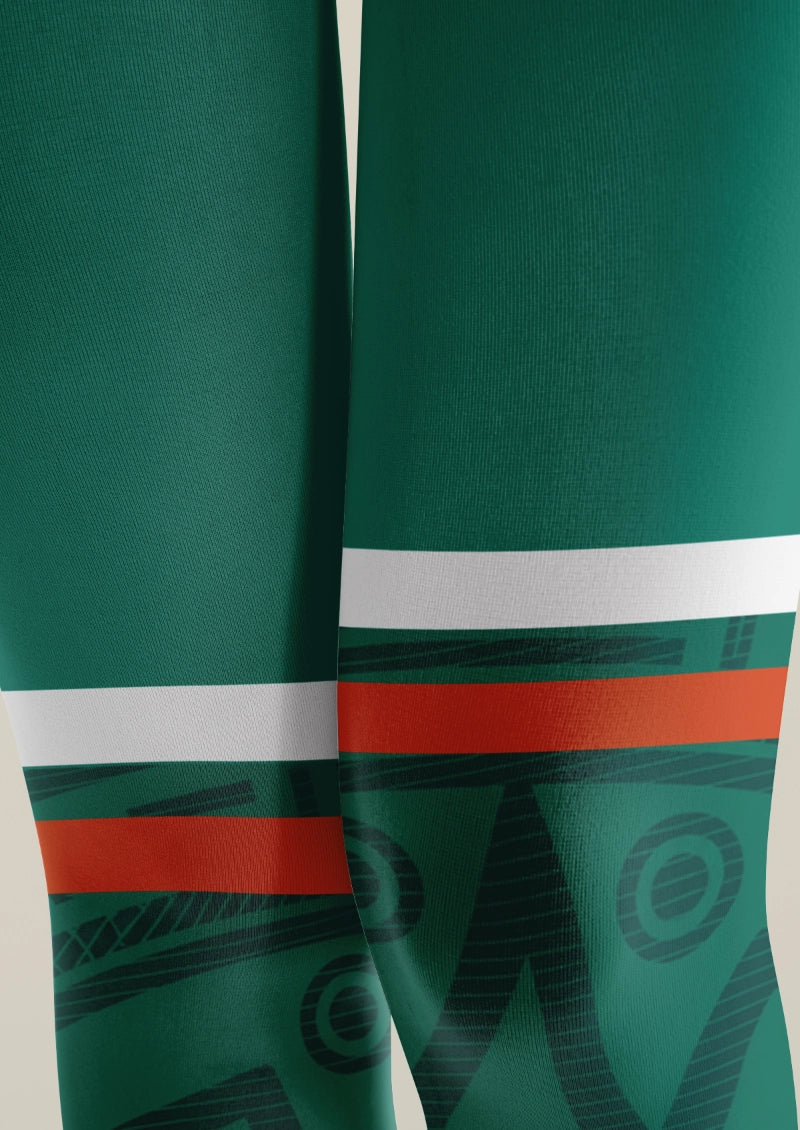 Green Eagle Sport Graphic Tights Hosiery Pantyhose