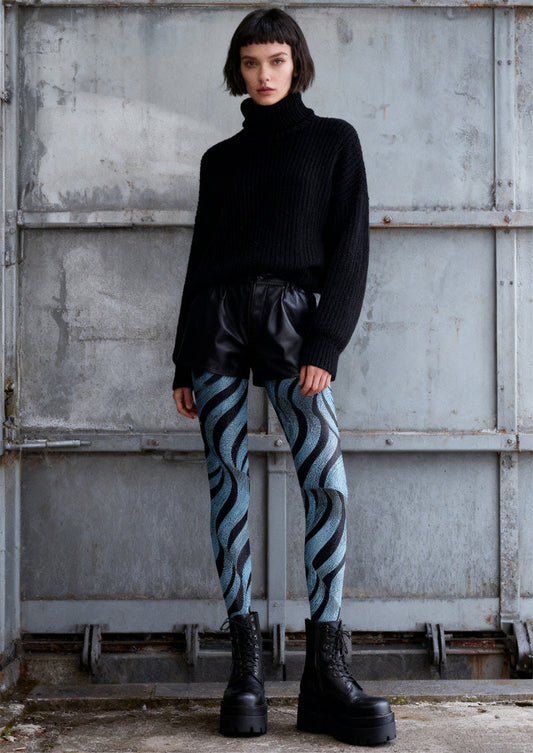 Blue Mirage Tights Hosiery Pantyhose