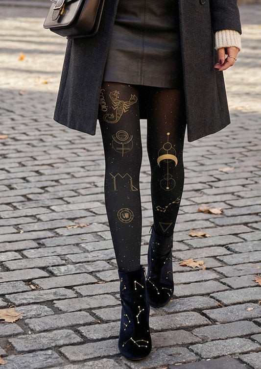 Scorpio Zodiac Tights Hosiery Pantyhose