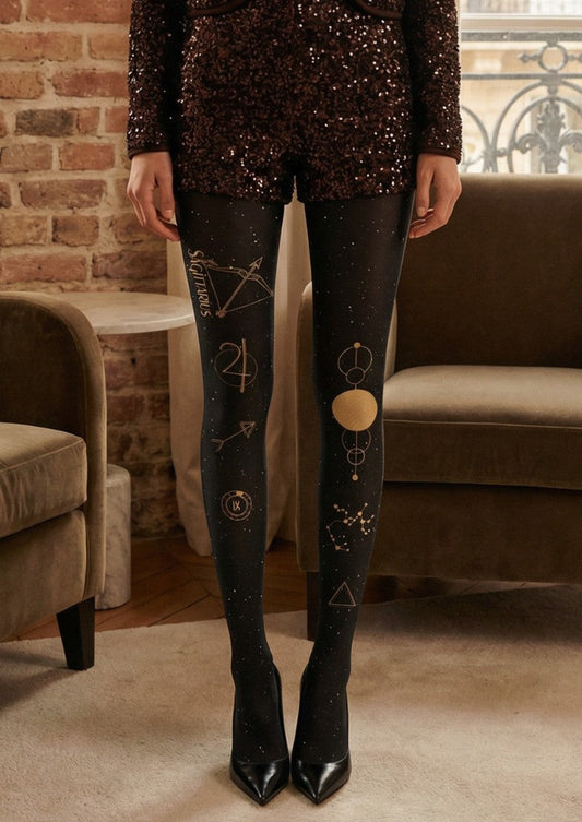 Sagittarius Zodiac Tights Hosiery Pantyhose