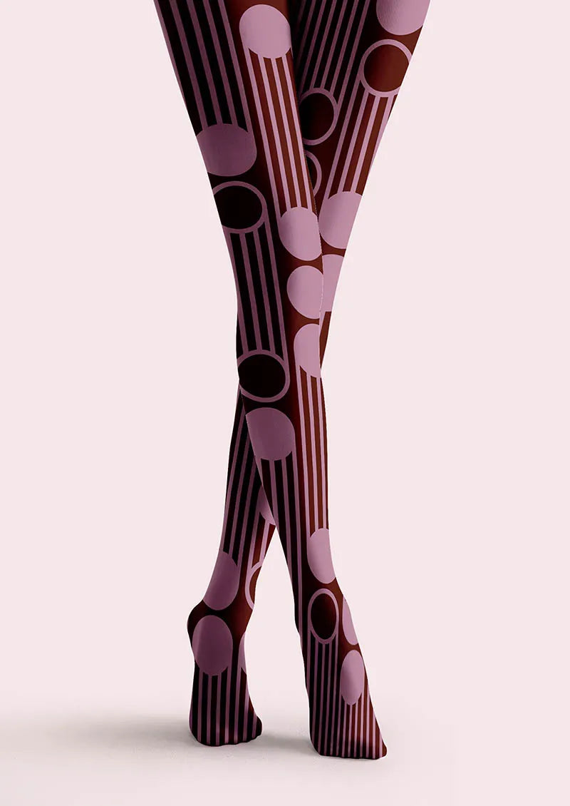 Pop Art Berry Dots Tights Hosiery Pantyhose