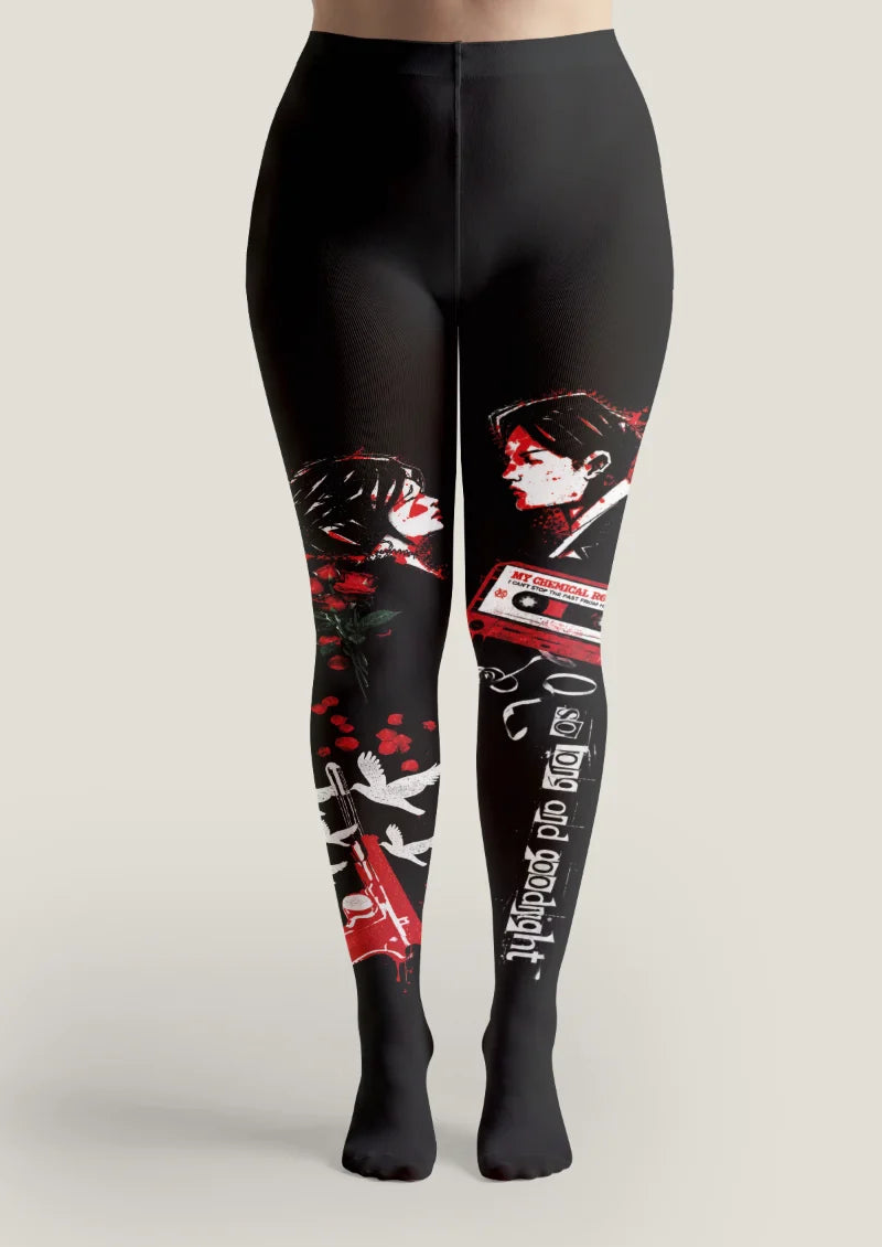 Black My Chemical Romance Tights