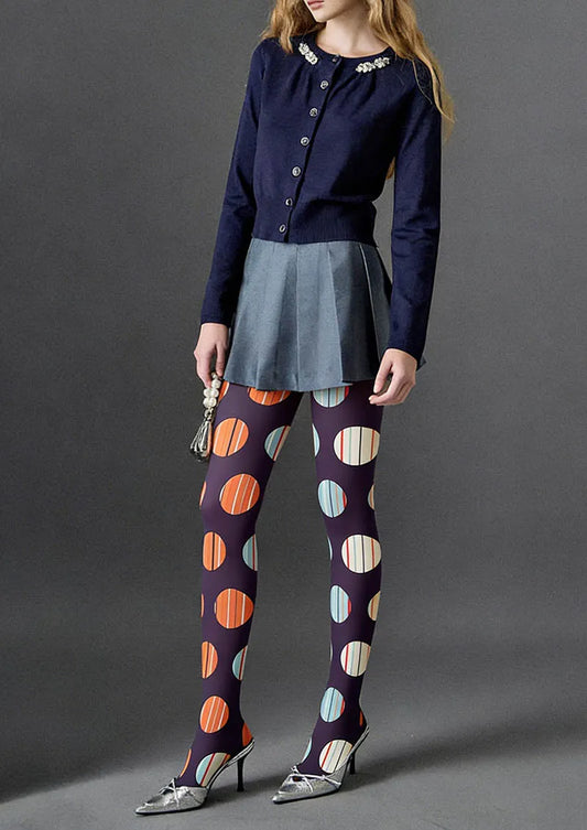 Rhythm Dots Tights Hosiery Pantyhose