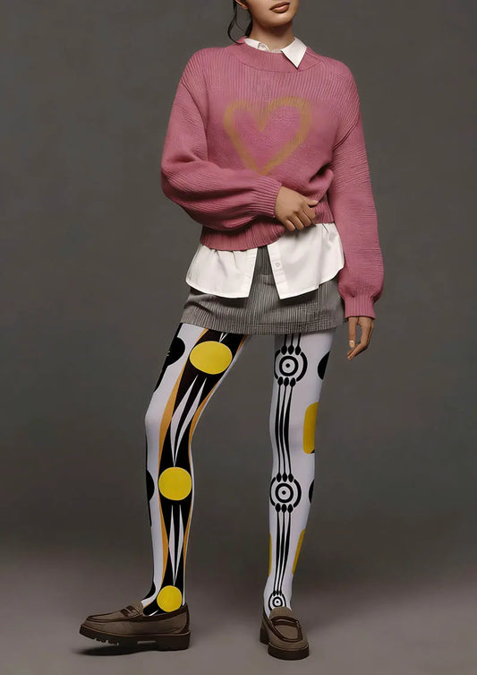 Musical elements Beat Dots Tights Hosiery Pantyhose