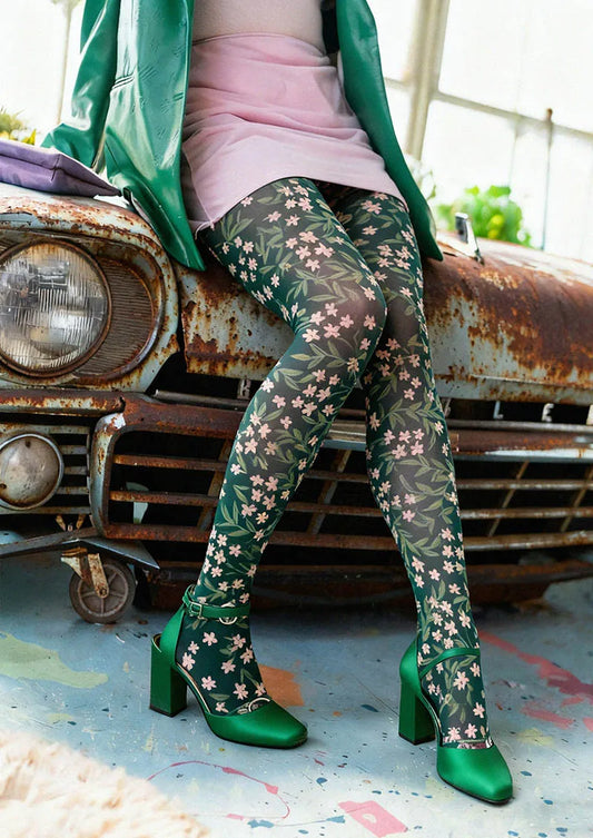 Meadow Bloom Tights Hosiery Pantyhose