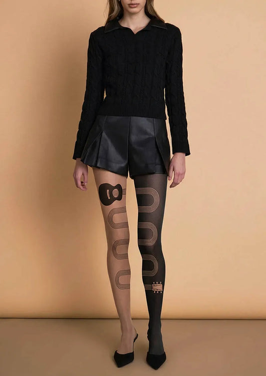 Musical elements Bass Resonance Tights Hosiery Pantyhose