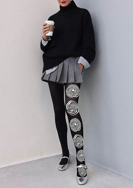 Fun Art Optic Geo Tights Hosiery Pantyhose