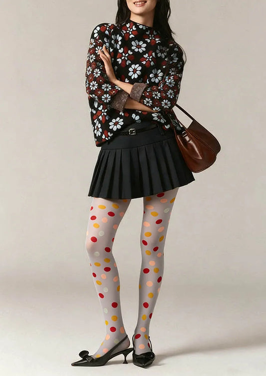 Soft Polka Tights Hosiery Pantyhose