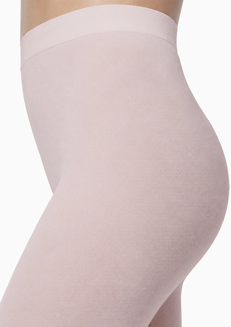 Pastel Parrot Floral Print Footless Tights Hosiery Leggings
