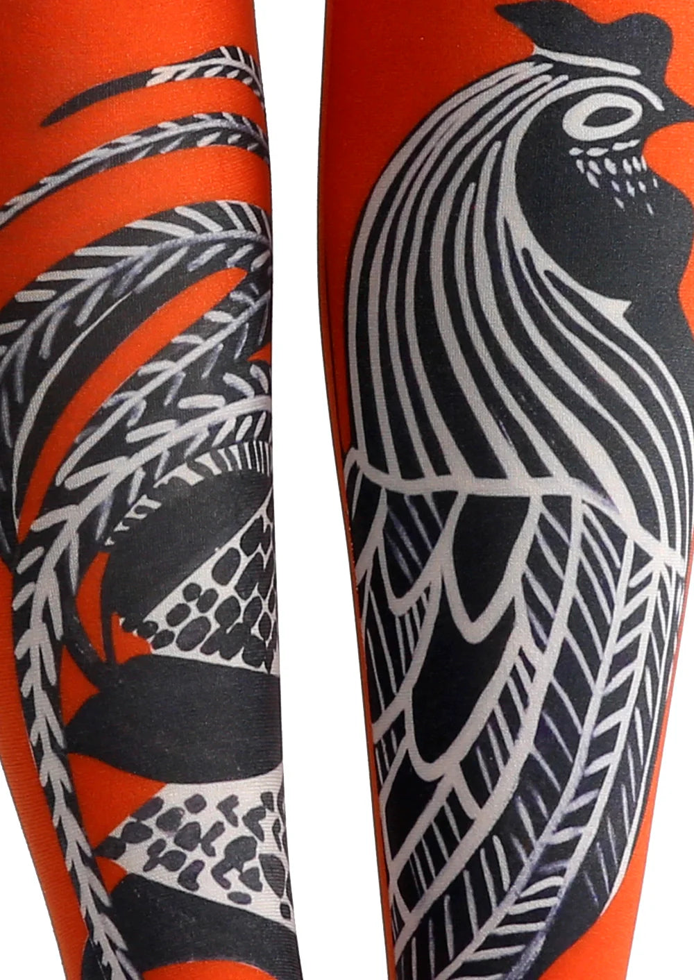 PopArt Print Tights Throwback Pantyhose/Tights [Cock crowing]