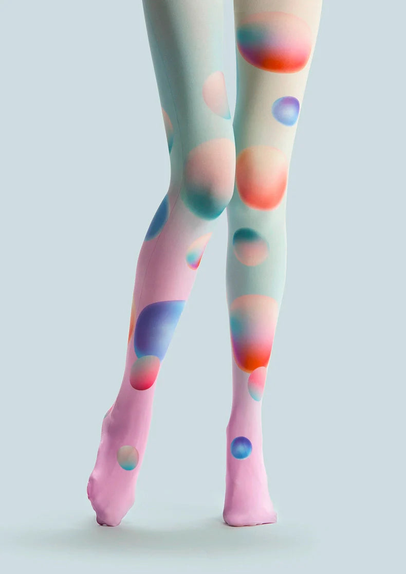 PopArt Print Tights Reverie color Pantyhose/Tights [Reamy colored ball]