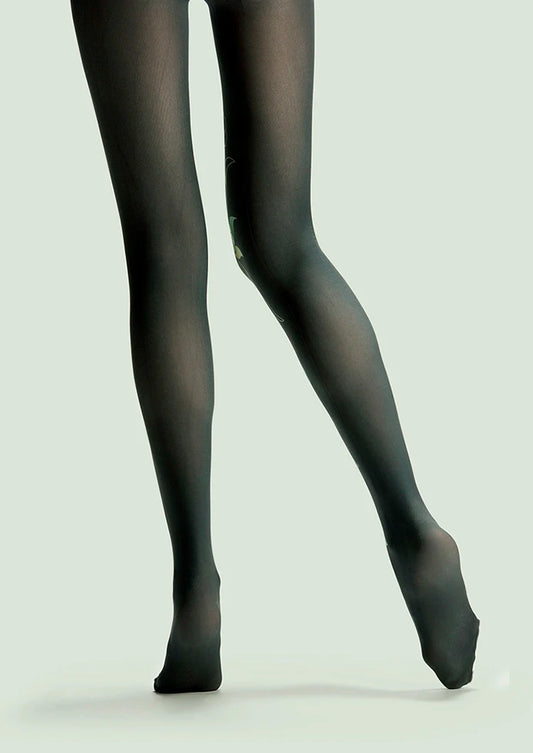 Forest Print Tights Hosiery Pantyhose