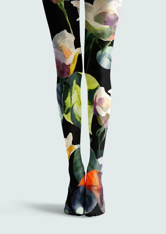 Fashion Printed Tights Personality Pantyhose/Tights [Ink Garden]