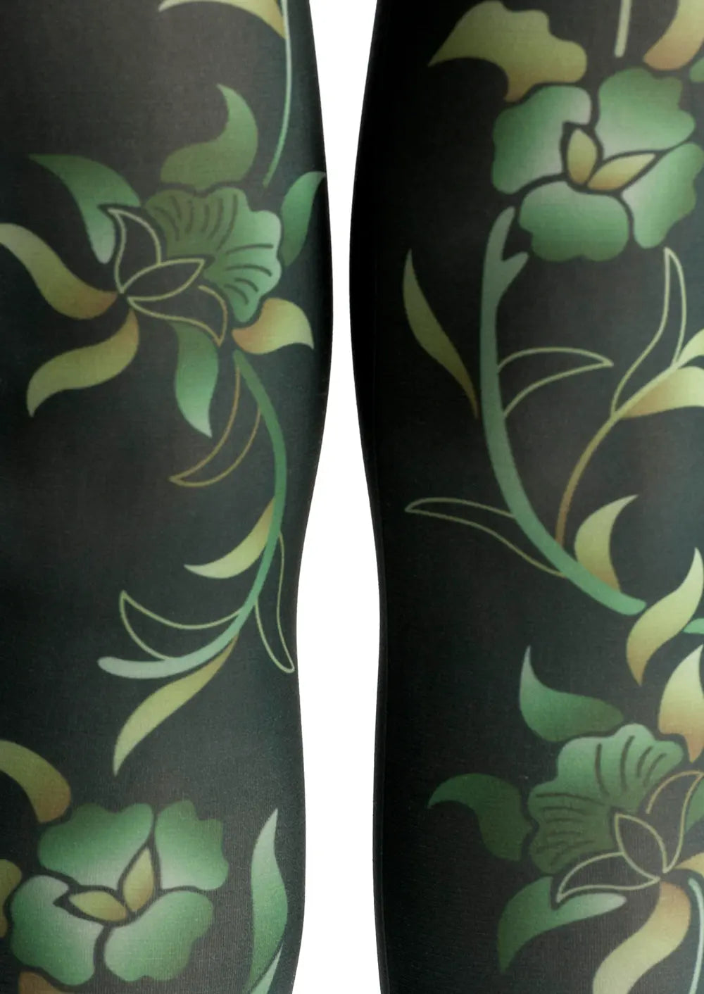 Forest Print Tights Hosiery Pantyhose