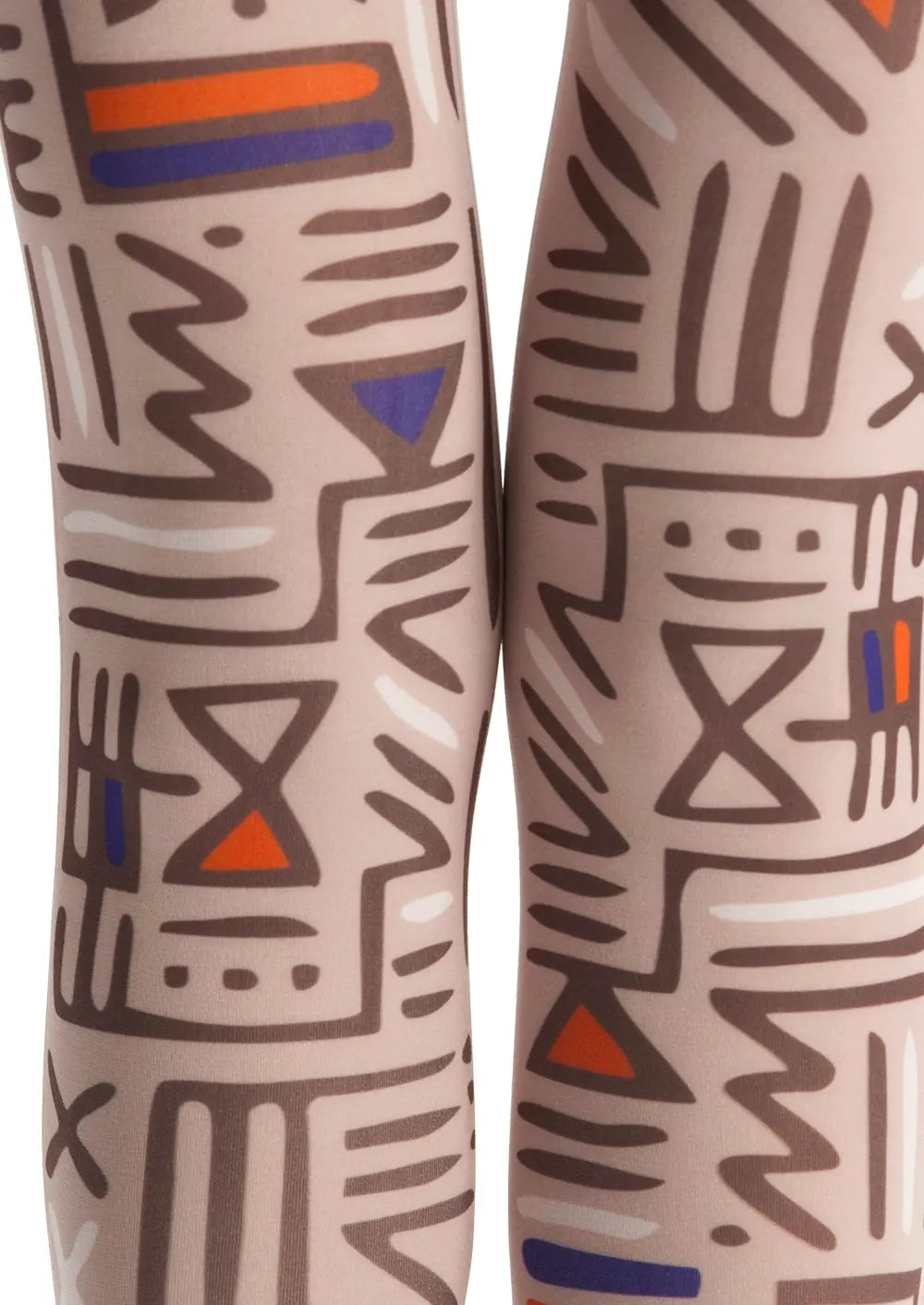 Archaic Symbol Retro Art Tights Hosiery Pantyhose