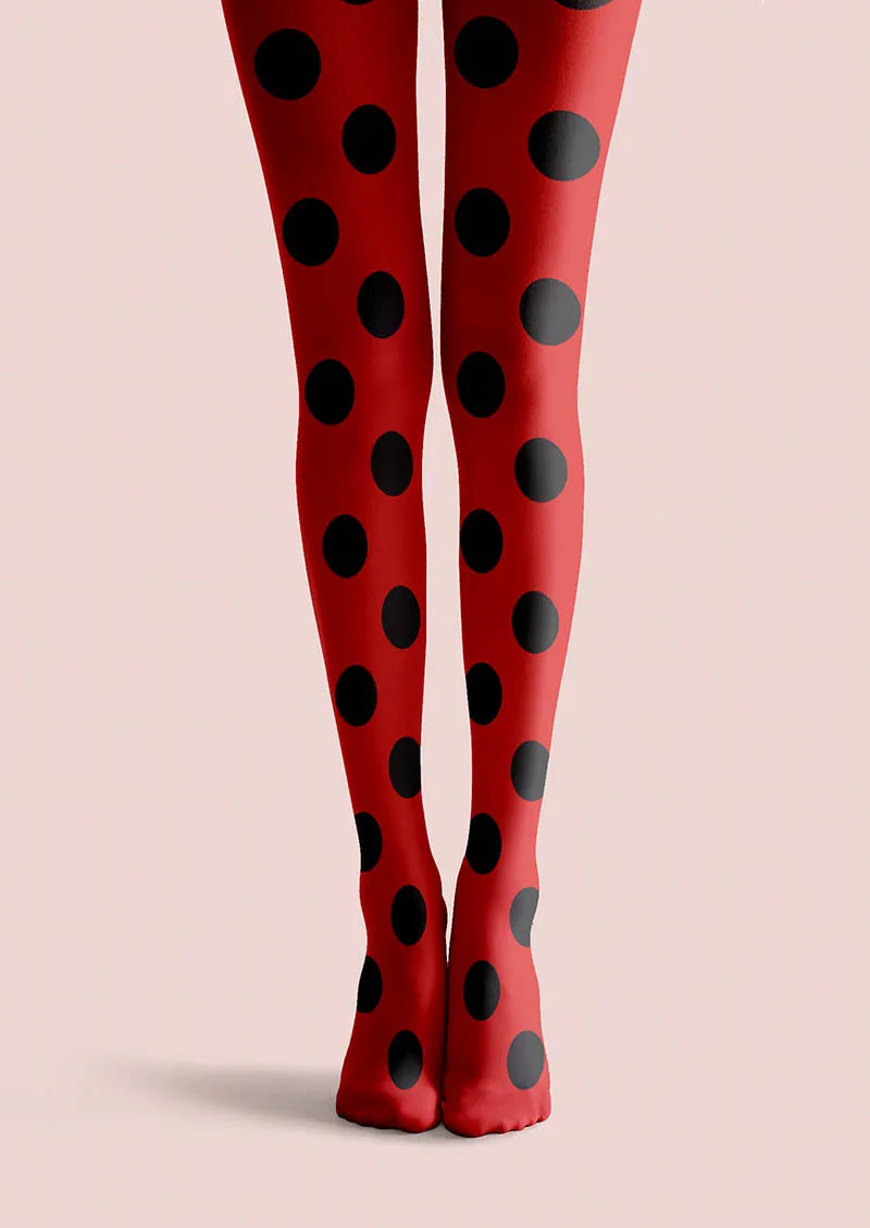 Red Dots Tights Hosiery Pantyhose