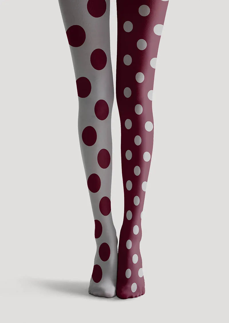 Dot Clash Tights Hosiery Pantyhose