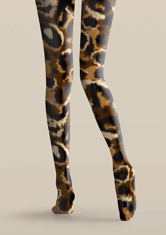 Classic Fashion Print Tights Personalized Pantyhose/Tights [Leopard's Prowl]