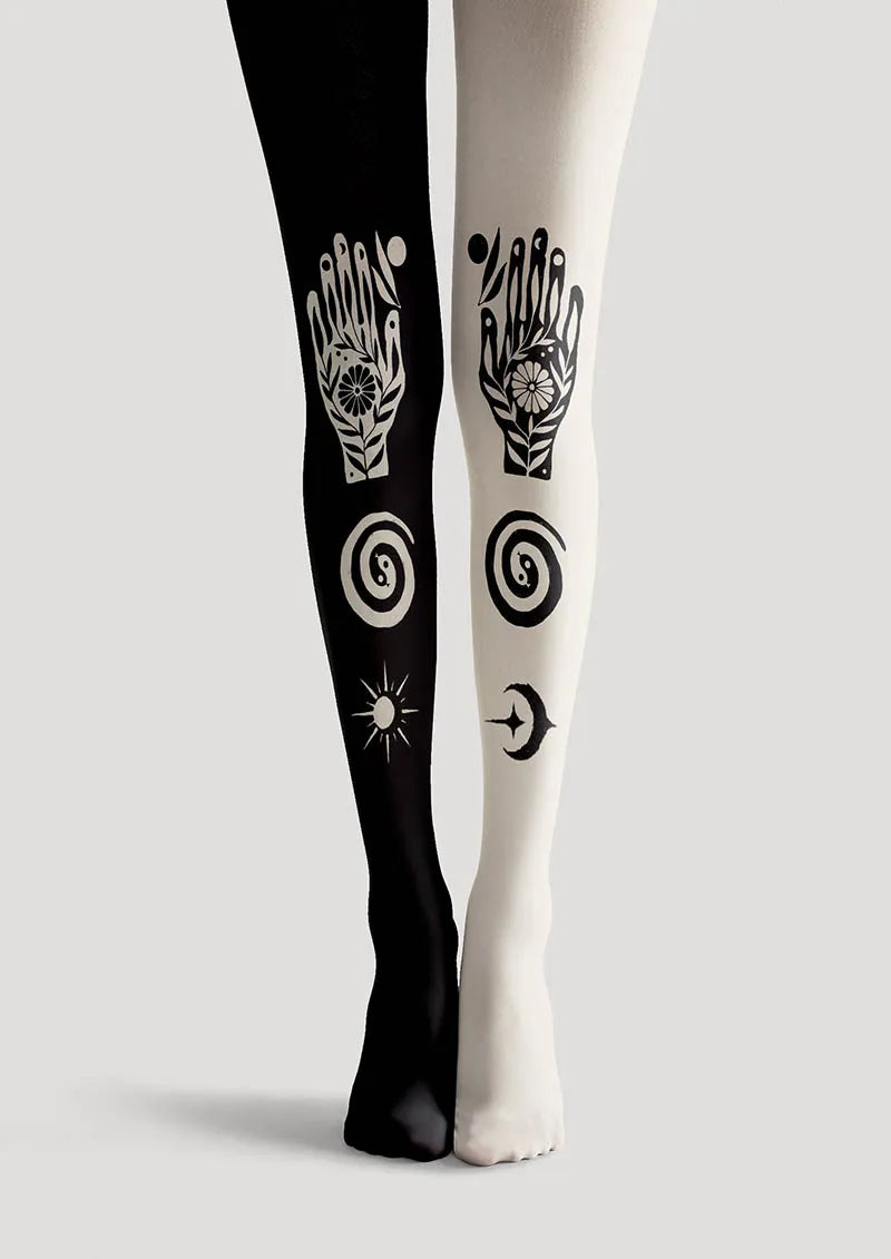 Bohemia Star Hand Omen Tights Hosiery Pantyhose