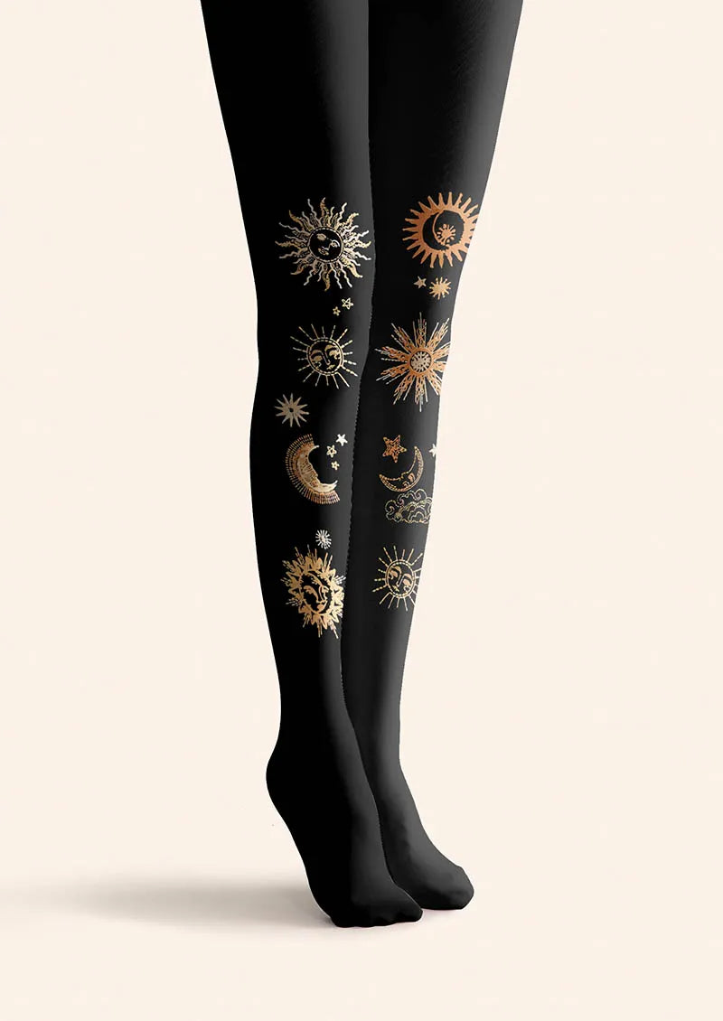 Bohemia Sun & Moon Spell Tights Hosiery Pantyhose