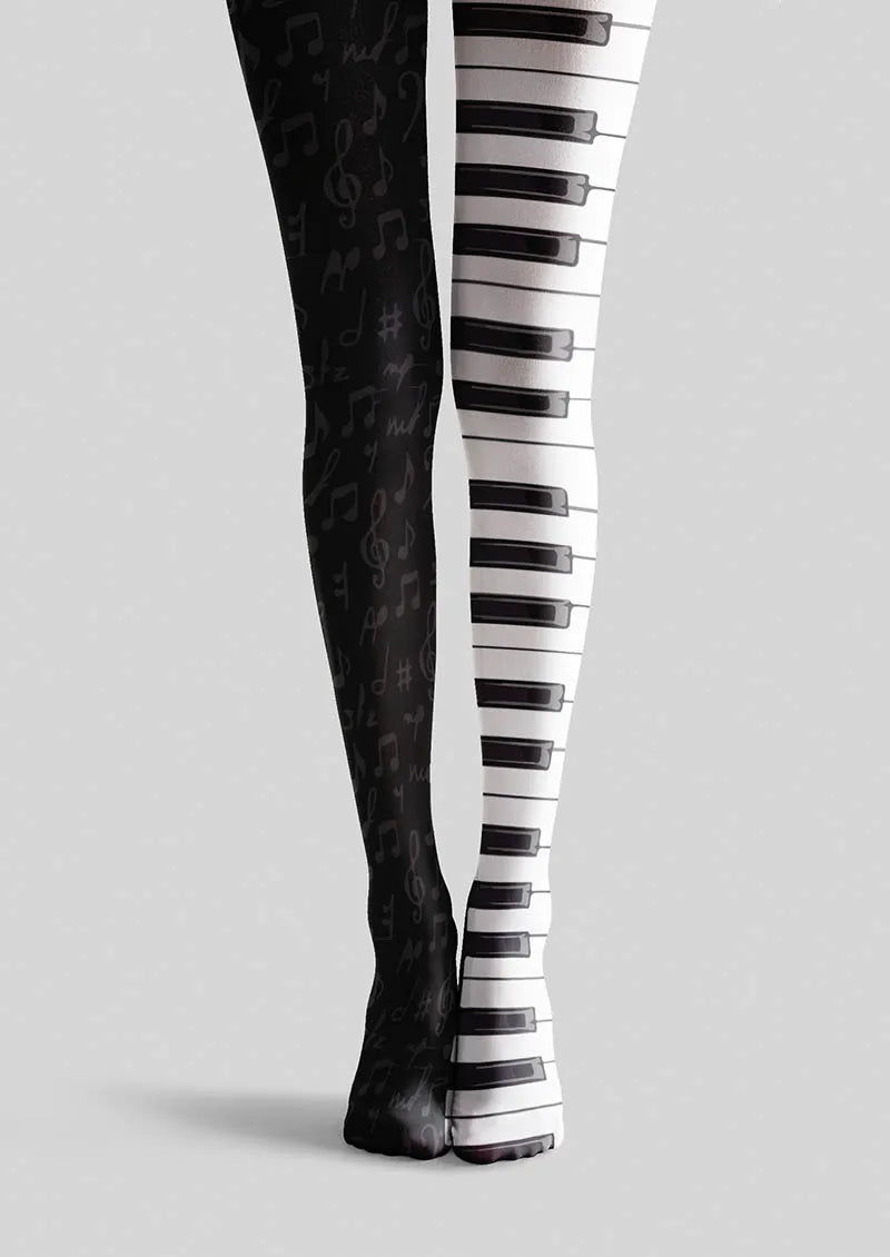 Musical elements Piano Keys Tights Hosiery Pantyhose