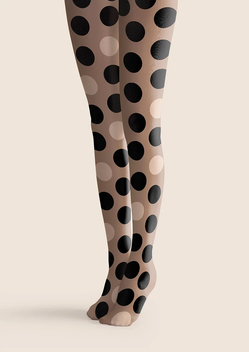 Bubble Tea Polka Dots Tights Hosiery Pantyhose